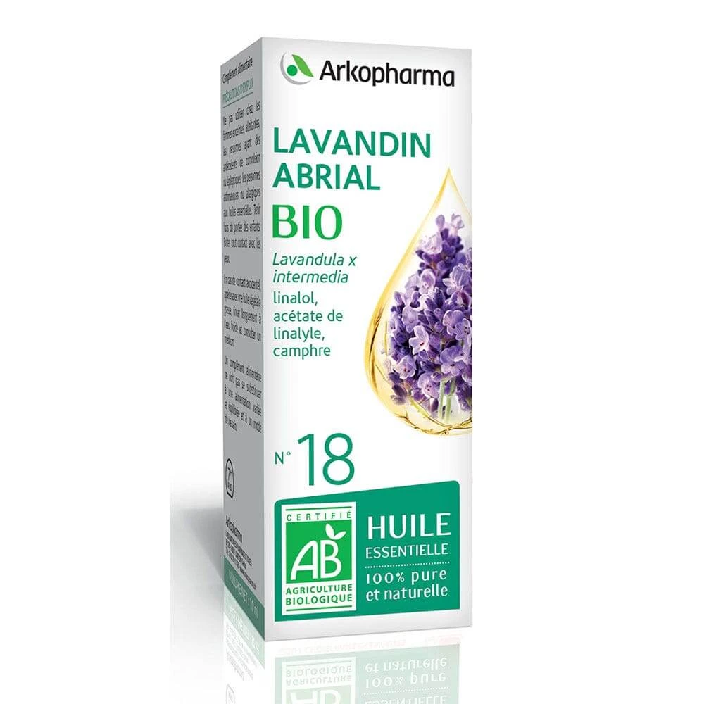 Arkopharma Arkoessentiel Huile Essentielle N°18 Lavandin Abrial (Lavendel X Intermedia) 10ml