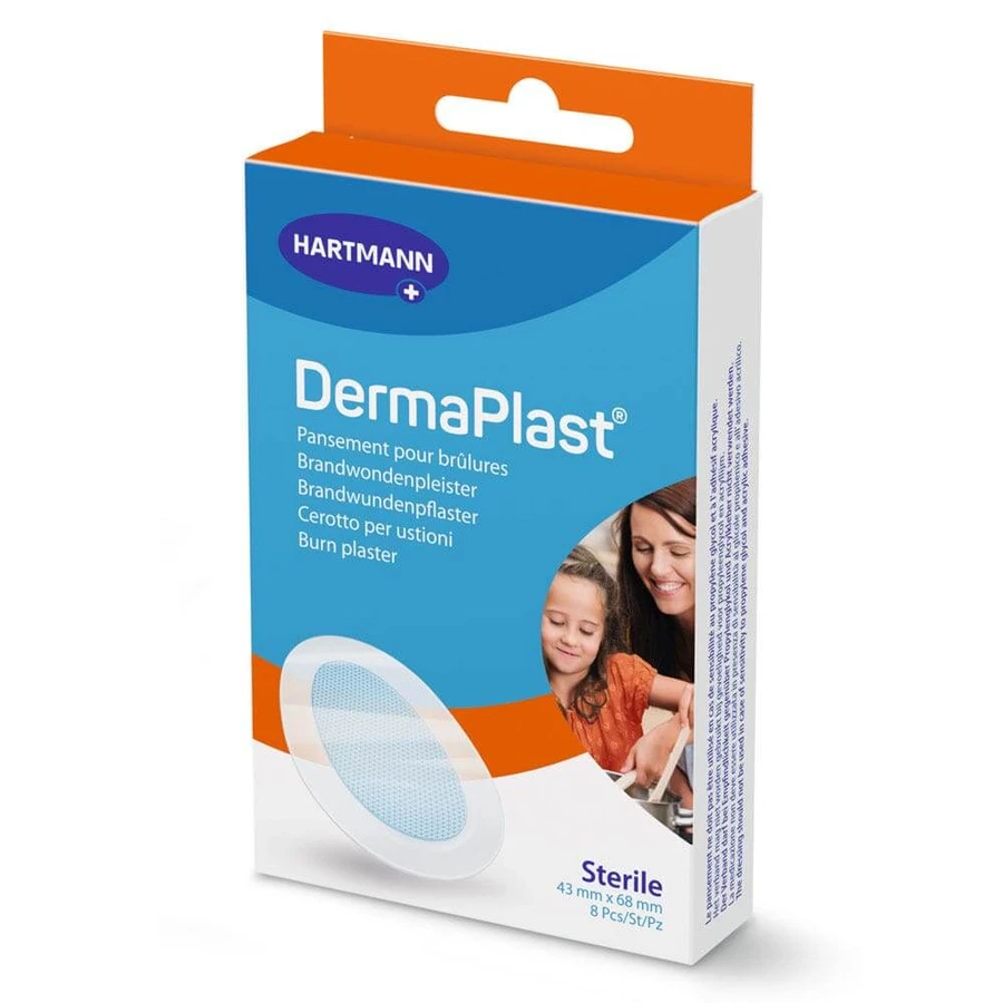 Hartmann Dermaplast Effect Brandwondenkompressen 4,5x6,5 mm x8