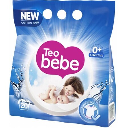 Waspoeder voor gevoelige was, 1.5 kg, Teo Bebe