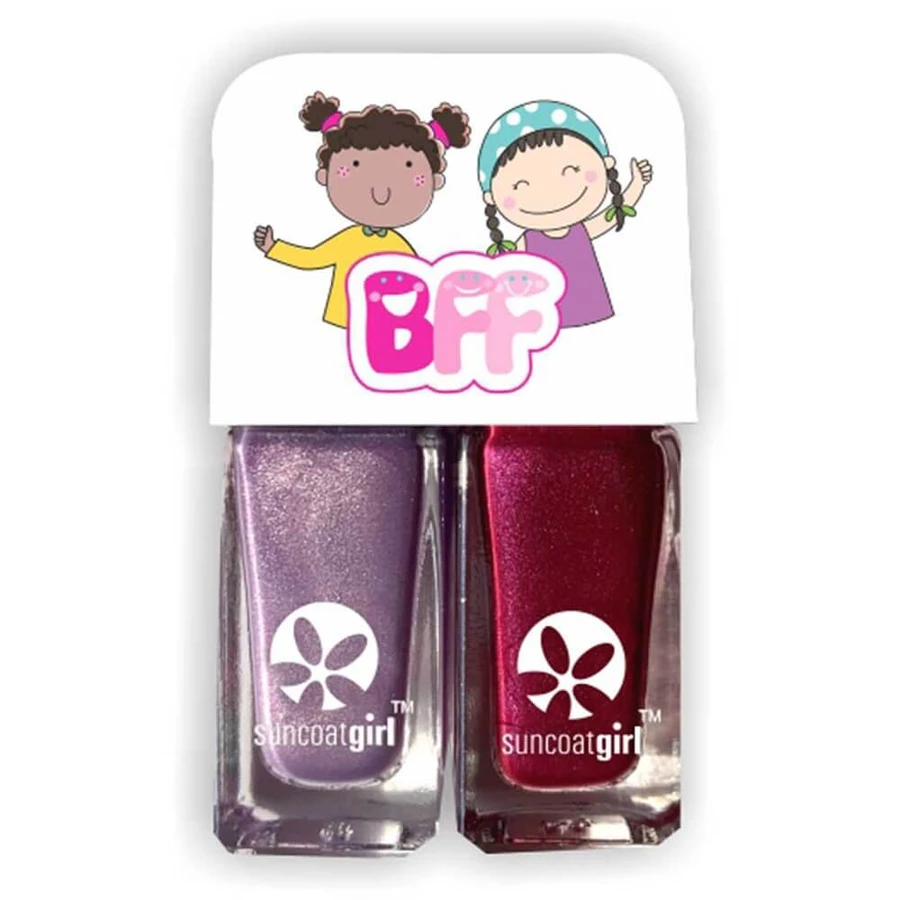 Suncoat Girl Smalto duo Besties violetta + Violetta scuro 2 x5 ml