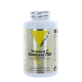 Vit'All+ Complejo Vitamina C 750 + bioflavonoides 250 Comprimidos