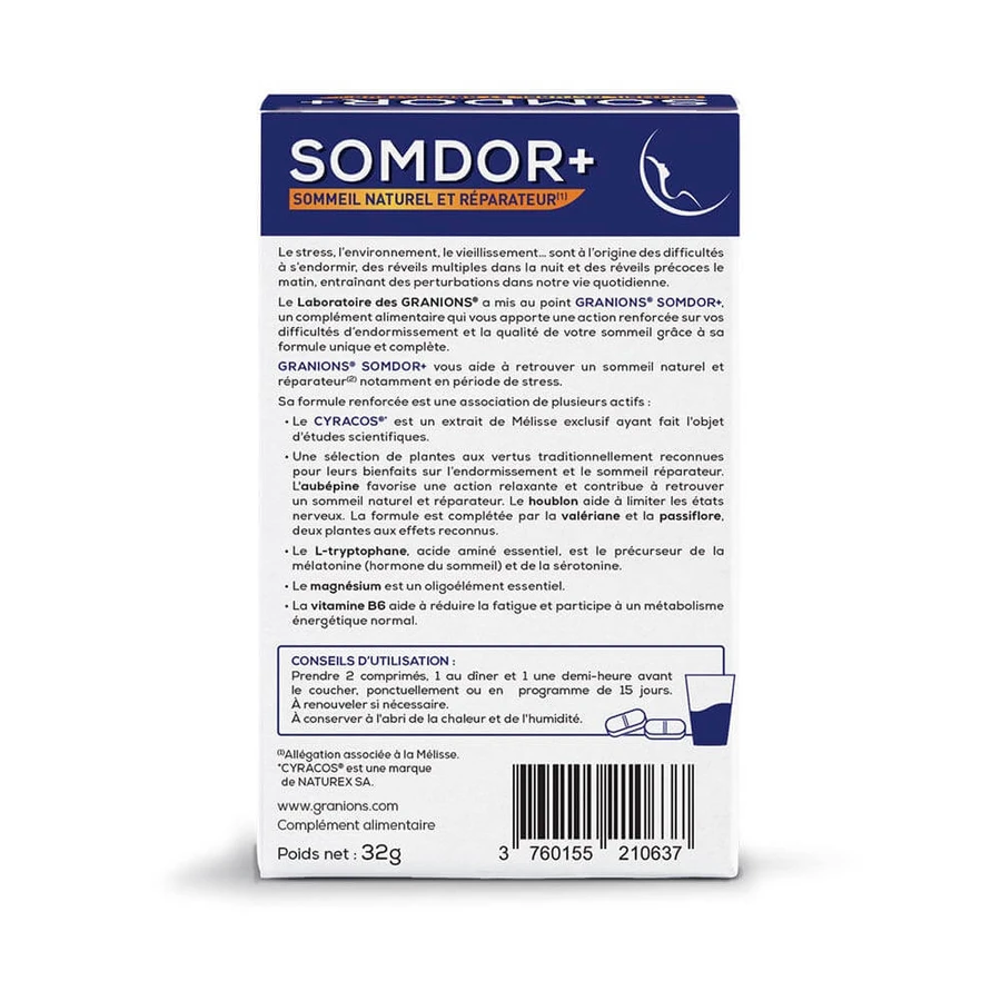 Granions Somdor+ 30 tablets