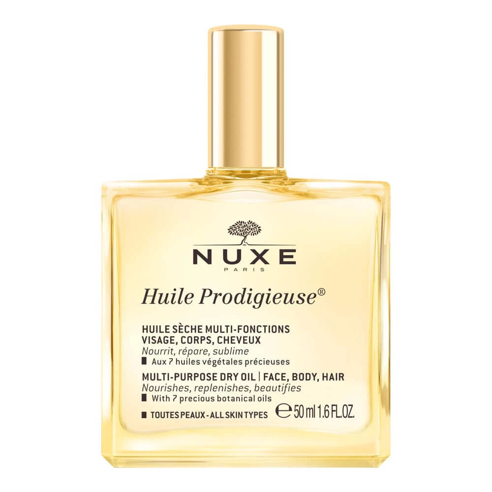Nuxe Huile Prodigieuse Multifunctionele Droge Olie Voor Gezicht, Lichaam en Haar Visage Corps Et Cheveux 50ml