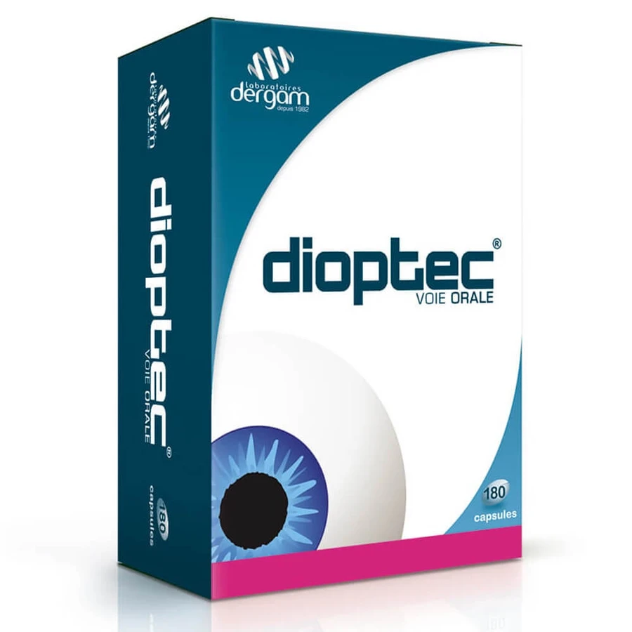 Dergam Dioptec Droge ogen 180 Capsules