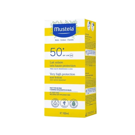 Mustela Sonnenmilch SPF50+ sehr hoher Schutz 100ml
