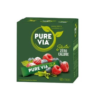 Pure Via Stevia Zero Calorie, 40 Sachets