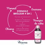 Vitavea Santé Brûleur 4 en 1 Morosil Brûle Graisse Cellulite Métabolisme Saveur pêche 500ml