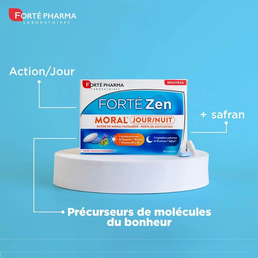 Forté Pharma Forté Zen Rhodiola aafferan moraal nacht 30 tabletten