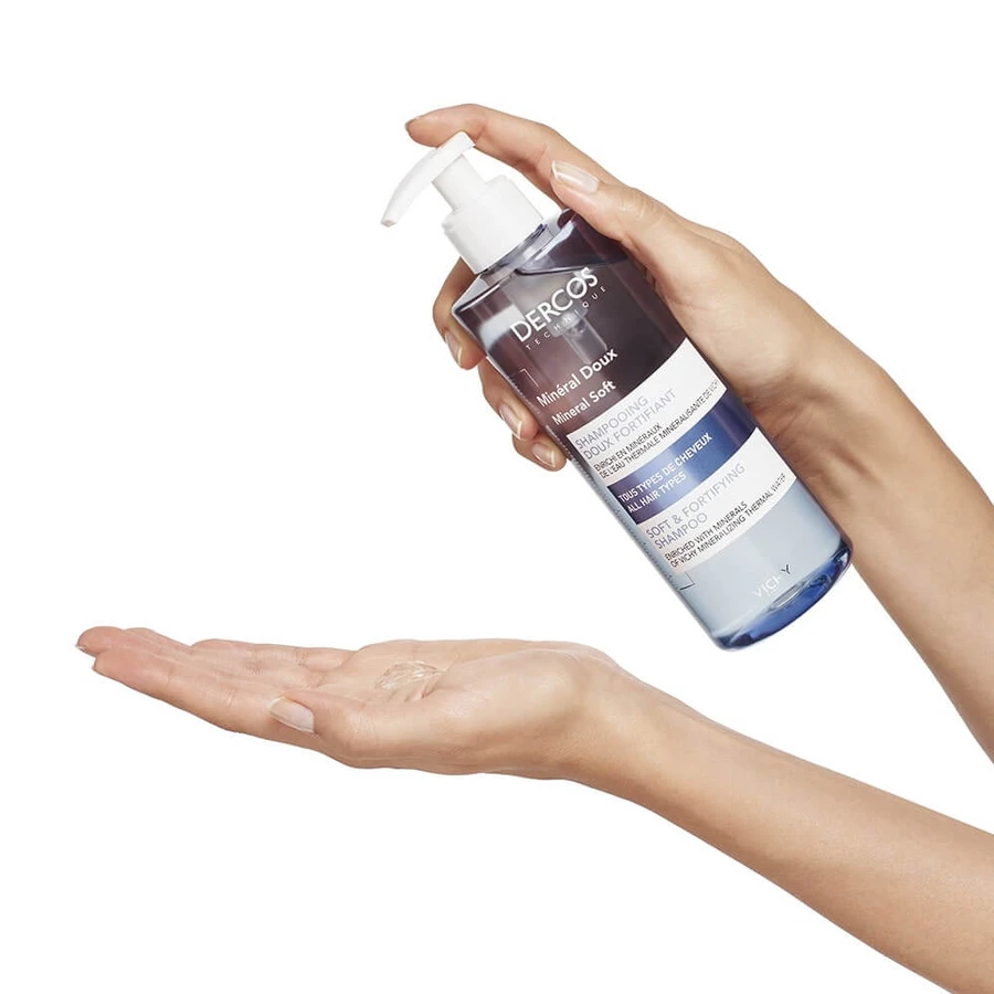 Vichy Dercos Milde Versterkende Shampoo Mineraal 400ml