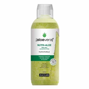 Naturancia [aloevera]2 Zuccari NUTRI-ALOE Pur Jus d'Aloe vera non pasteurisé sans eau ajoutée 2x concentré 1L