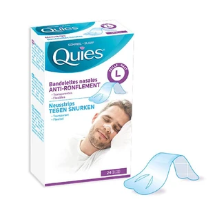 Quies Strisce nasali antirussamento taglia L x24