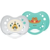 Dodie Symmetrical pacifiers for babies When I grow up 6 months or older x2