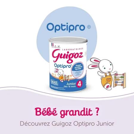 Guigoz Optipro Relais Crecimiento Leche en Polvo Evolia A2 A partir de 1 año 800g