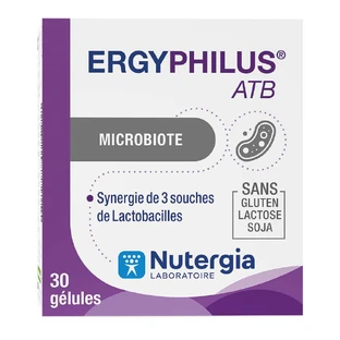 Nutergia Ergyphilus Microbiota de Atb 30 cápsulas