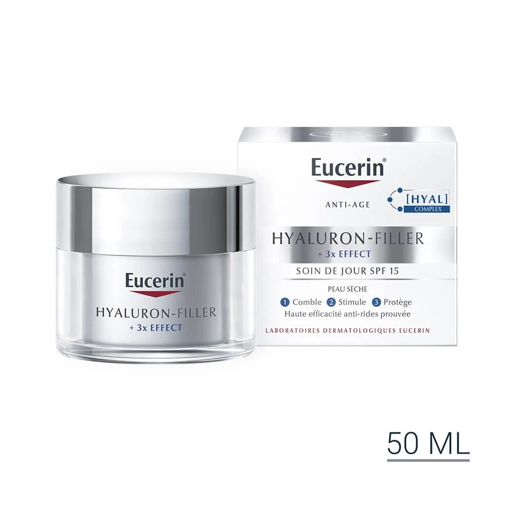 Eucerin Hyaluron-Filler + 3x Effect Anti-Ageing Dagcrème SPF15 50ml