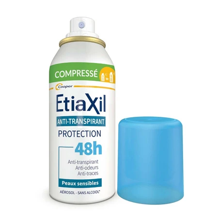 Etiaxil Antitranspirant Deodorant Compressed 48h Protect Sensitive Skin 2x100ml