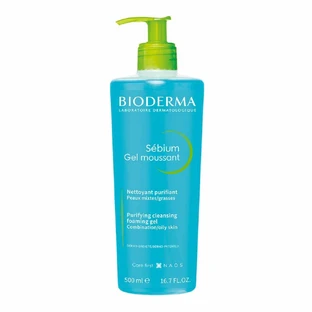 Bioderma Sebium Reinigende en Zuiverende Gel voor gemengde of vette huid 500 ml