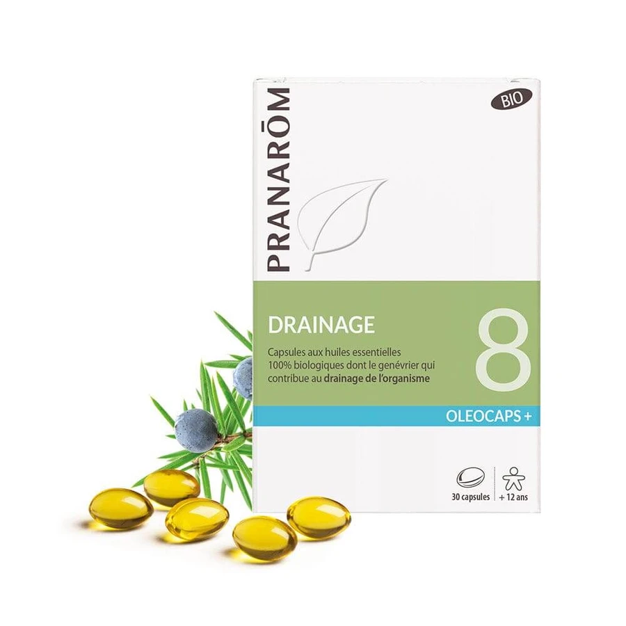 Pranarôm Oléocaps N°8 Bio Entwässerung 30 Oleocaps+ Kapseln