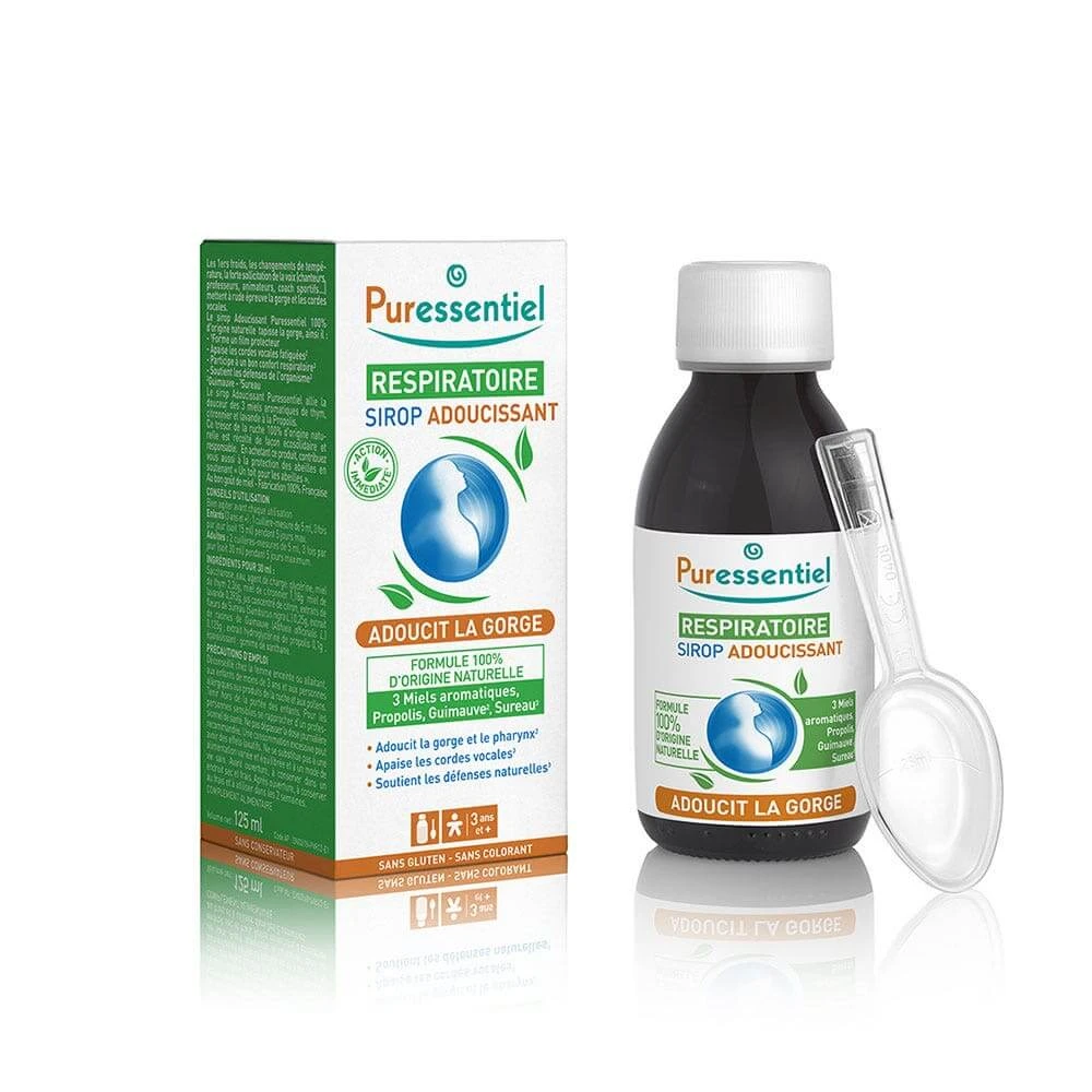 Puressentiel Ademhaling verzachtende keelsiroop 125 ml