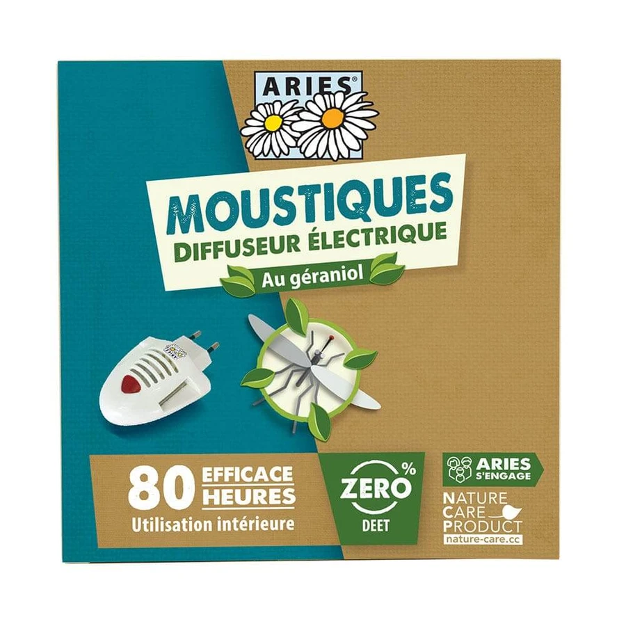 Aries elektrisches Mückenschutzmittel + Nachfüllpackung 10 Tabletten 1 UNIT