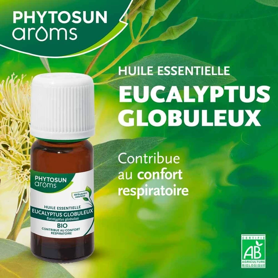 Phytosun Aroms etherische olie Eucalyptus (Eucalyptus) Bio 10ml