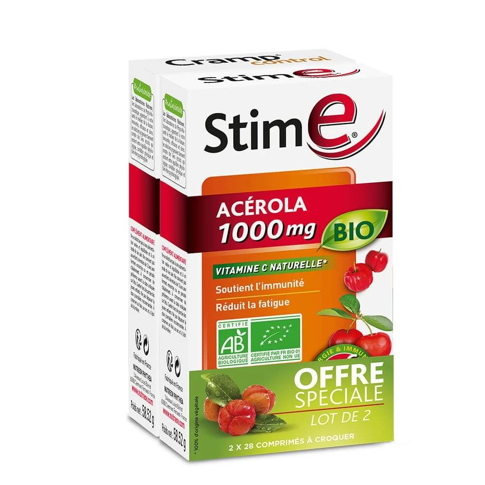 Nutreov Stim en Acerola Bio 2x28 Tabletten 1000 mg