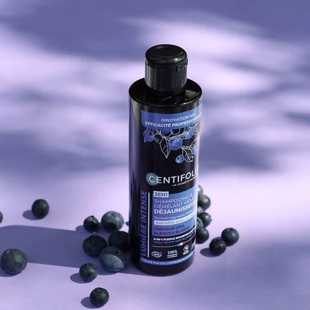 Centifolia Organic Violet Dejaunizing Shampoo Grijs, wit en blond biologisch haar 200 ml