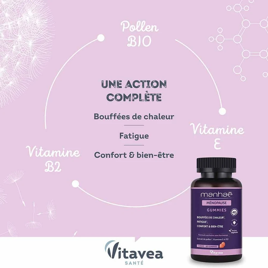 Manhaé Menopausia 30 gominolas