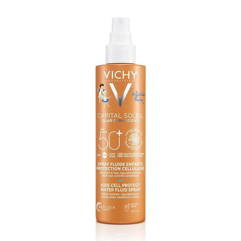 Vichy Capital Soleil Vloeibare Spray voor Kinderen SPF50+ 200 ml