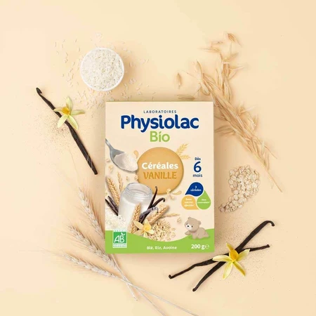 Physiolac Cerealien Reis Blau Vanille Hafer 6 Monate Bio 200g