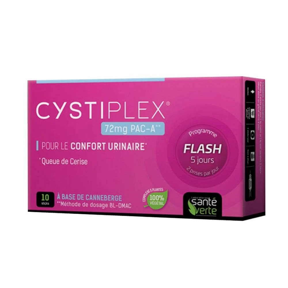 Sante Verte Cystiplex 10 Urinaire Comfort Sticks