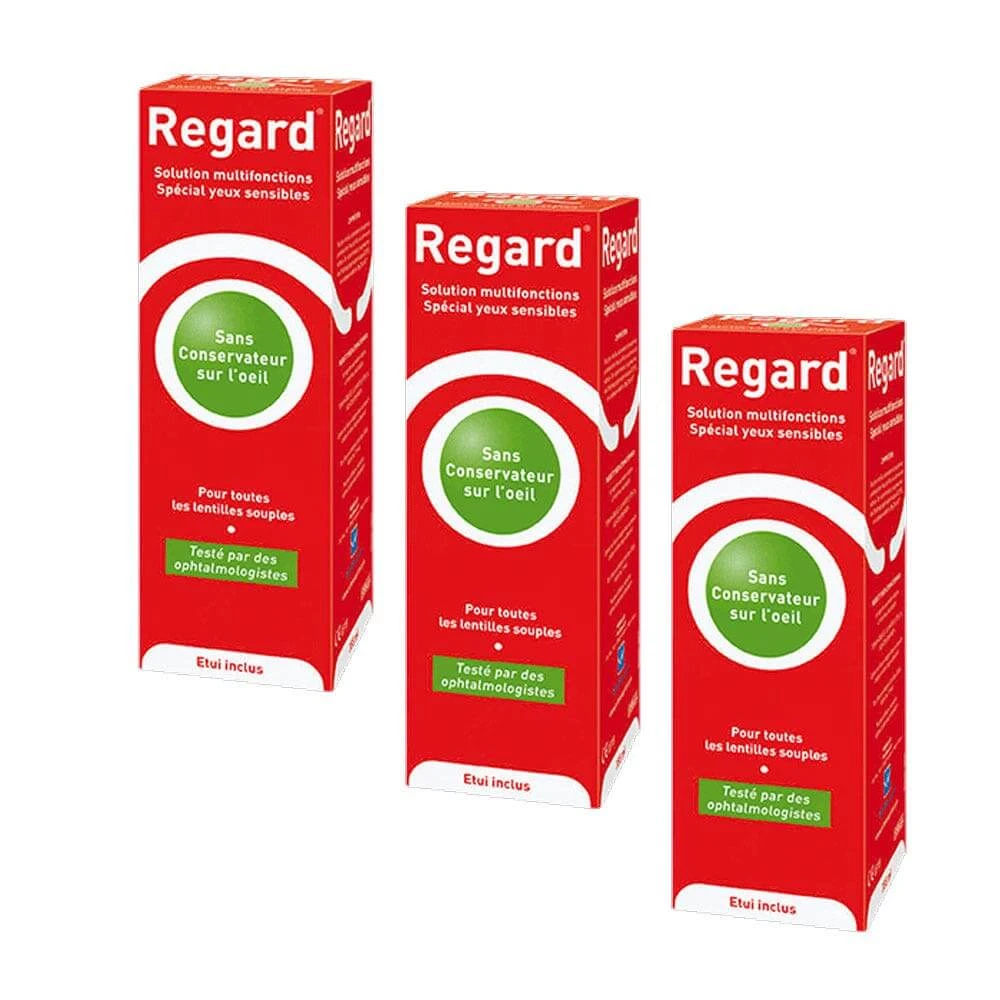 Horus Pharma Multifunctionele Oplossingen Regard + 3 lenshouders 3x355ml
