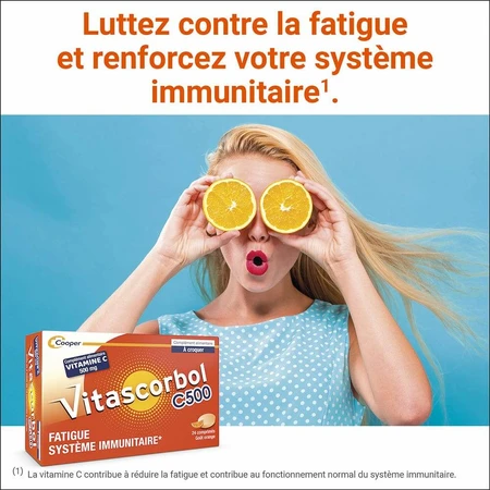 Vitascorbol Vitamine C 500mg Geschmack Orange 2x24 Kautabletten