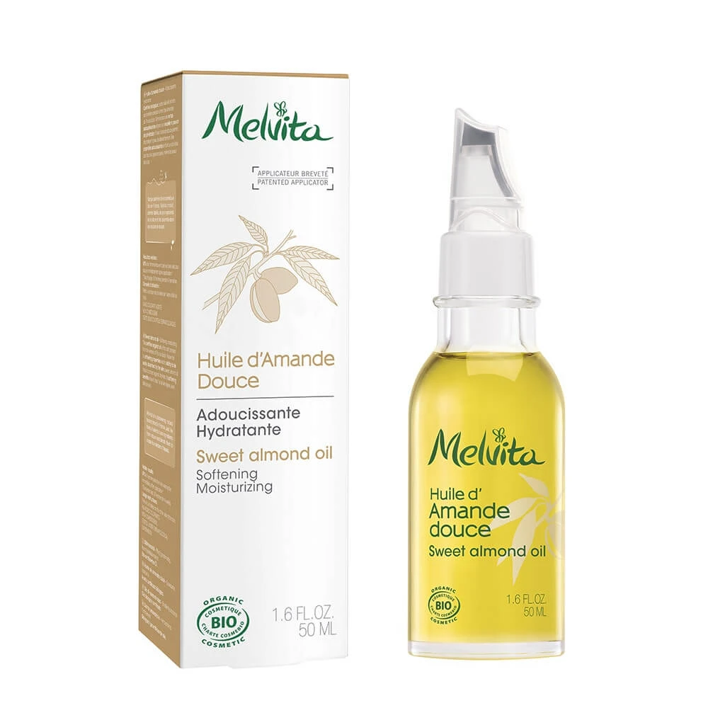 Melvita Biologische Zoete Amandelolie verzachtend en hydraterend 50ml