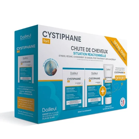 Bailleul Cystiphane Haaruitval Set Duo + Reactive Shampoo Aanbieding