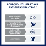 Etiaxil Antitranspirant Roll-on Biologisches Antitranspirant 48 Stunden 50ml