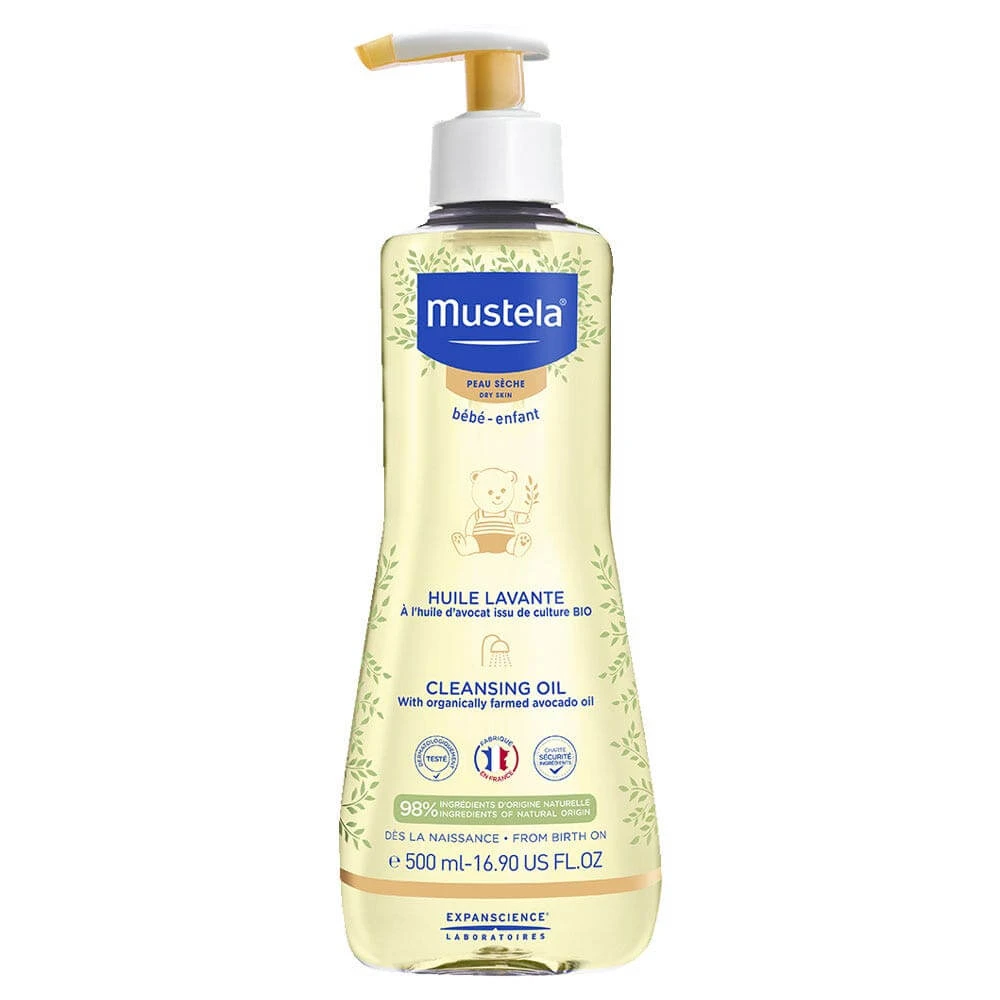 Mustela Reinigingsolie voor kinderen met een droge huid 500ml