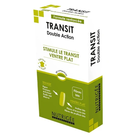 Nutrigée Double Action Transit Formulas Renforcée 60 tablets