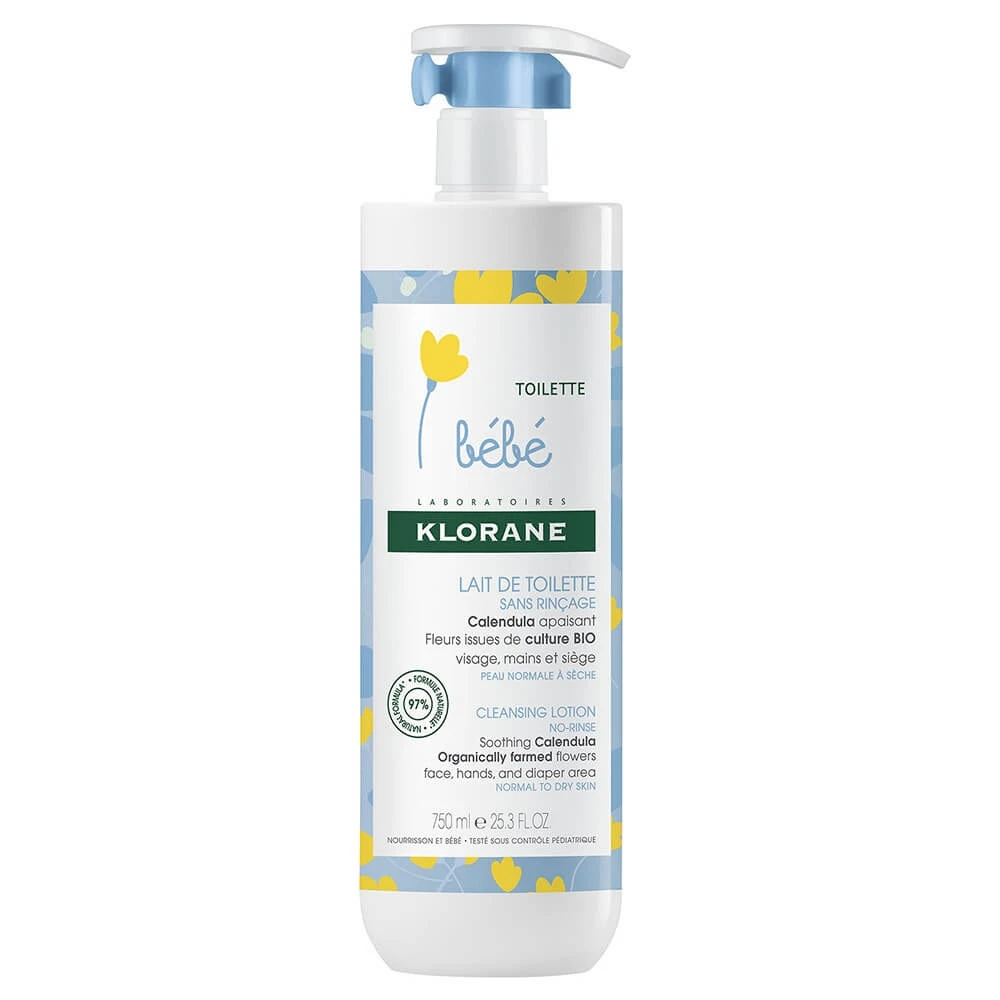 Klorane Reinigingsmelk Zonder Spoelen 750ml