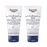 Eucerin UreaRepair Plus Handcrème 5% Urea Droge en Beschadigde Huid 2x75ml