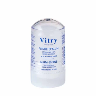 Desodorante de piedra de alumbre Vitry 100% natural 60g