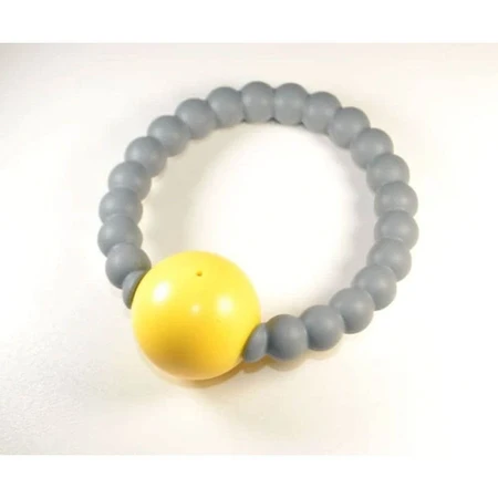 Irreversible Bracelet silicone hochet Gris/Jaune