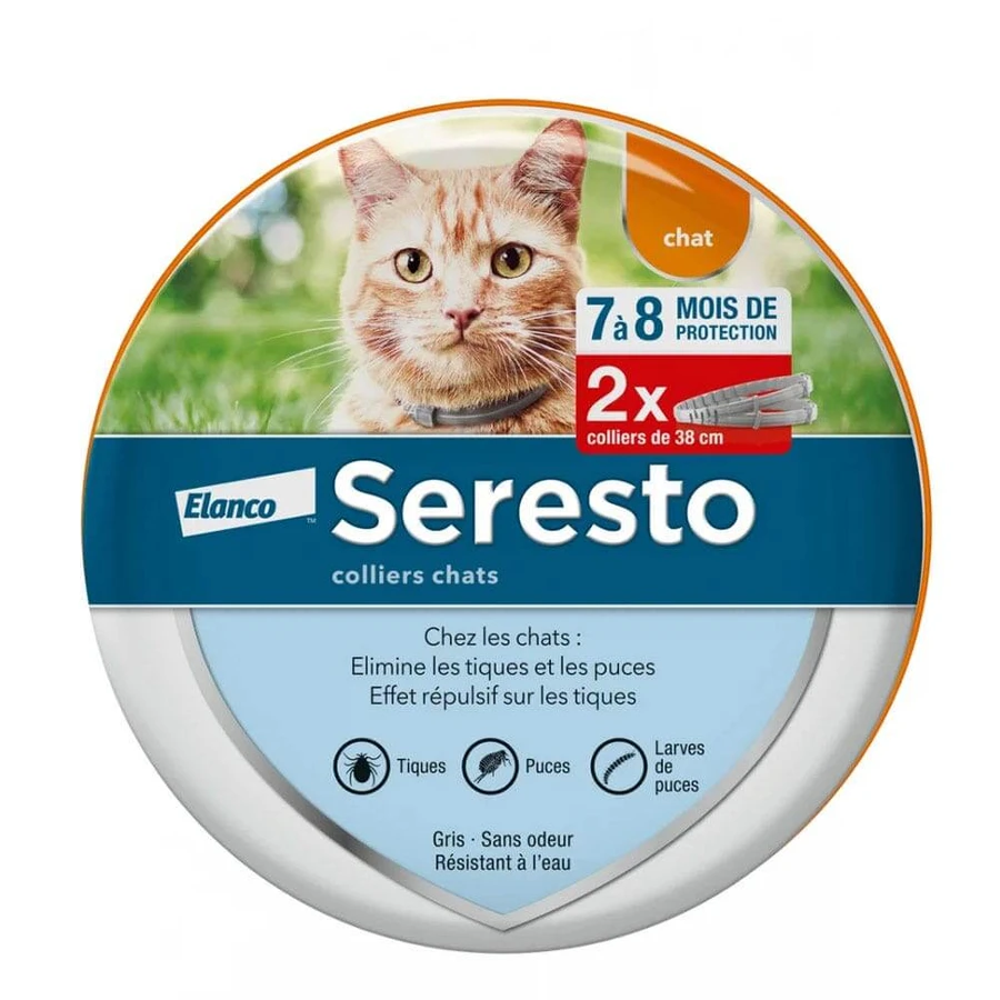 Seresto Antiparasitic Collar for Cats 2 pcs