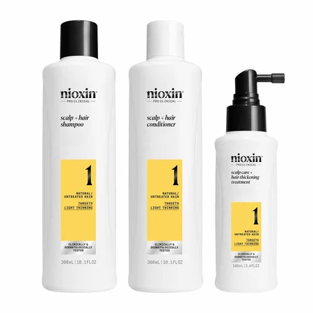 Nioxin System 1 Natuurlijke Haaruitval Kit 700ml