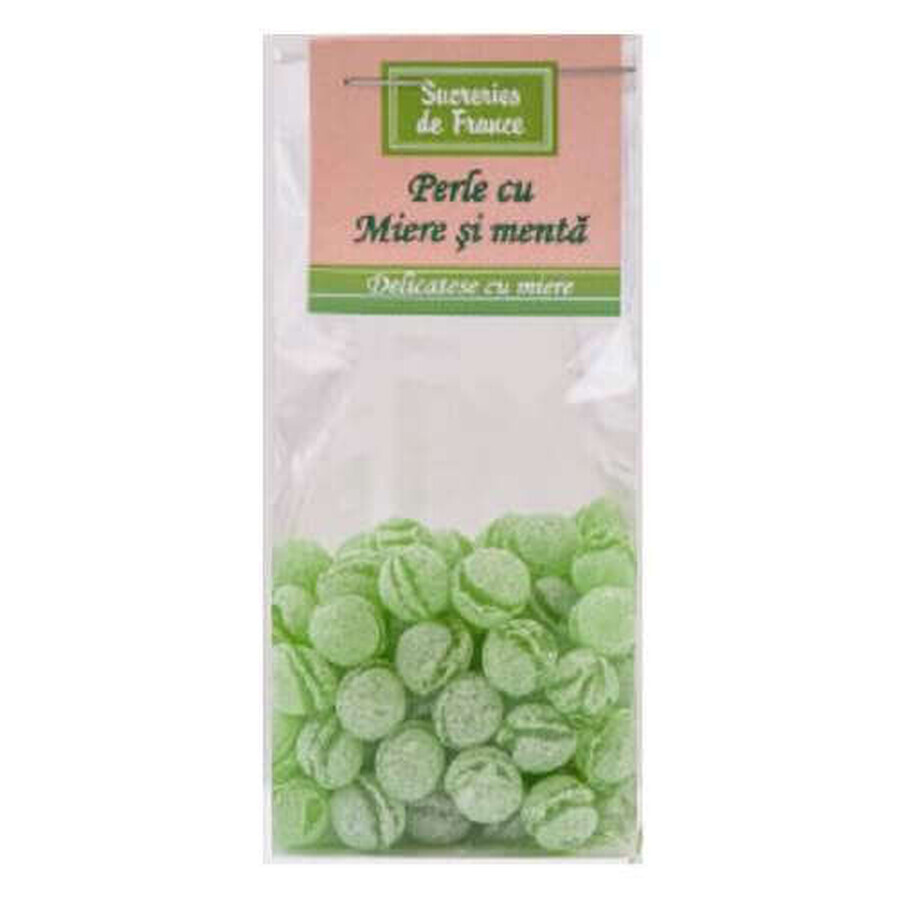 Gouttes au miel et à l'essence de menthe naturelle, 100 g, Apidava