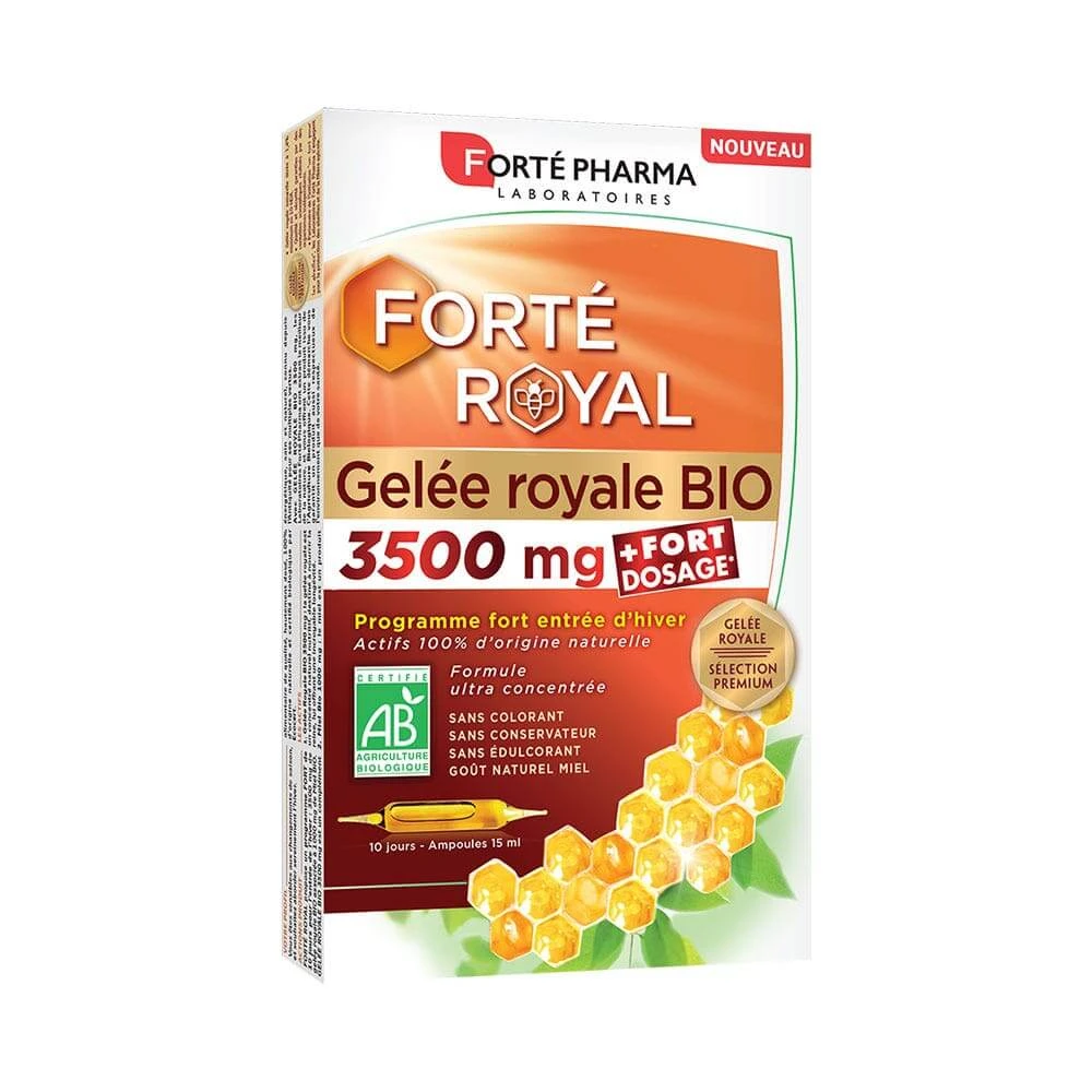 Forté Pharma Forté Royal Bio Koninginnebrij 3500 mg 10 ampullen