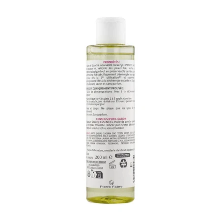 Dexeryl Soothing shower oil for gentle cleansing Very dry skin or skin prone to atopy 200 ml