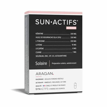 Aragan Synactifs Sunactifs 30 Gelules