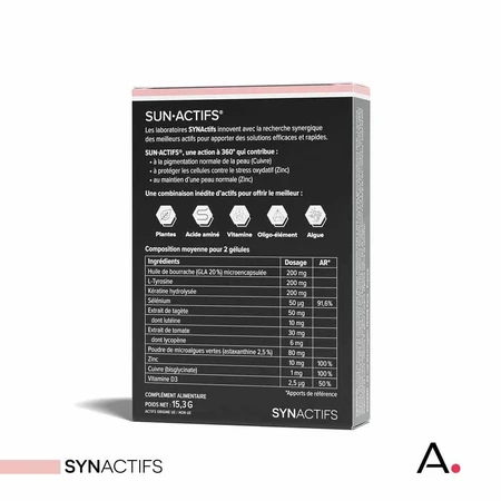 Aragan Synactifs Sunactifs 30 Gelules