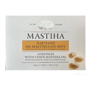Krople do ssania z olejem mastyksowym, 20 sztuk, Mastiha